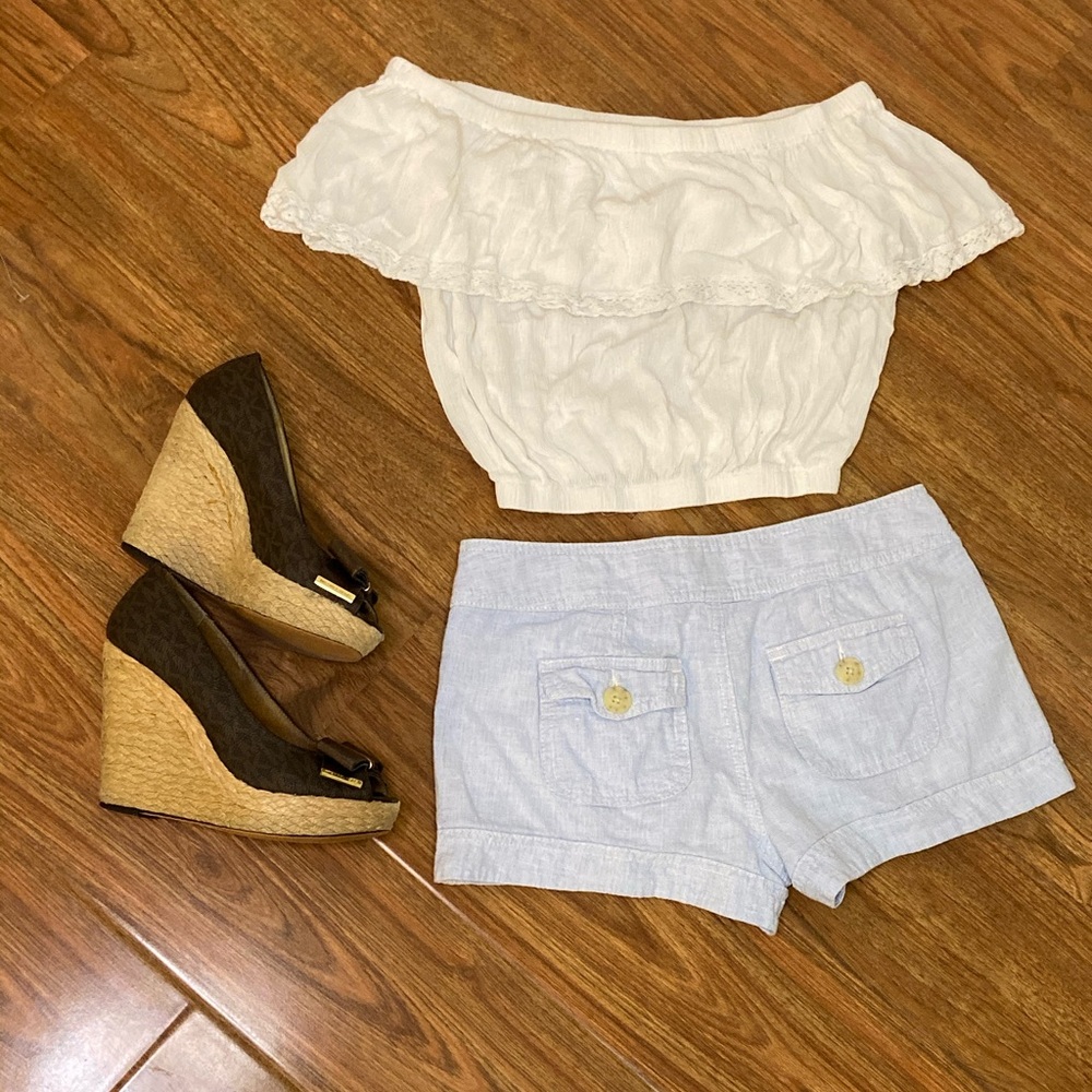 Linen Sailor Shorts - Picture 2 of 3
